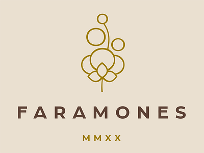 Faramones cotton cotton bud fashion brand logodesign
