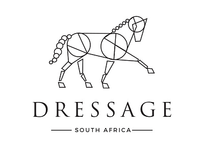 Dressage South Africa Logo Concept dressage dressage logo horse horse dressage horse icon logo