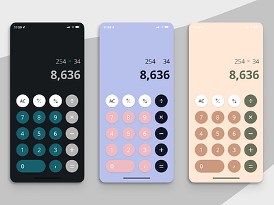 Сalculator design ui