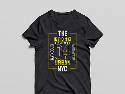 Modern Typography t-shirt design