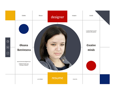 My resume bauhaus presentation resume ui