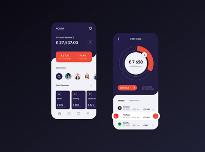 Acash App app concept mobile design app ui