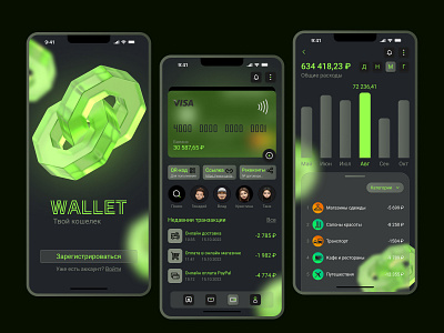 Приложение для ваших финансов design mobill app ui приложение