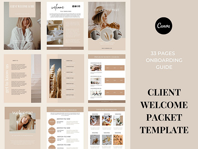 Bold Client Welcome Packet Template businessproposal canvatemplate clientwelcome clientwelcometemplate newclienttemplate onboardingtemplate proposaltemplate serviceguidetemplate welcomeguide welcomepacket