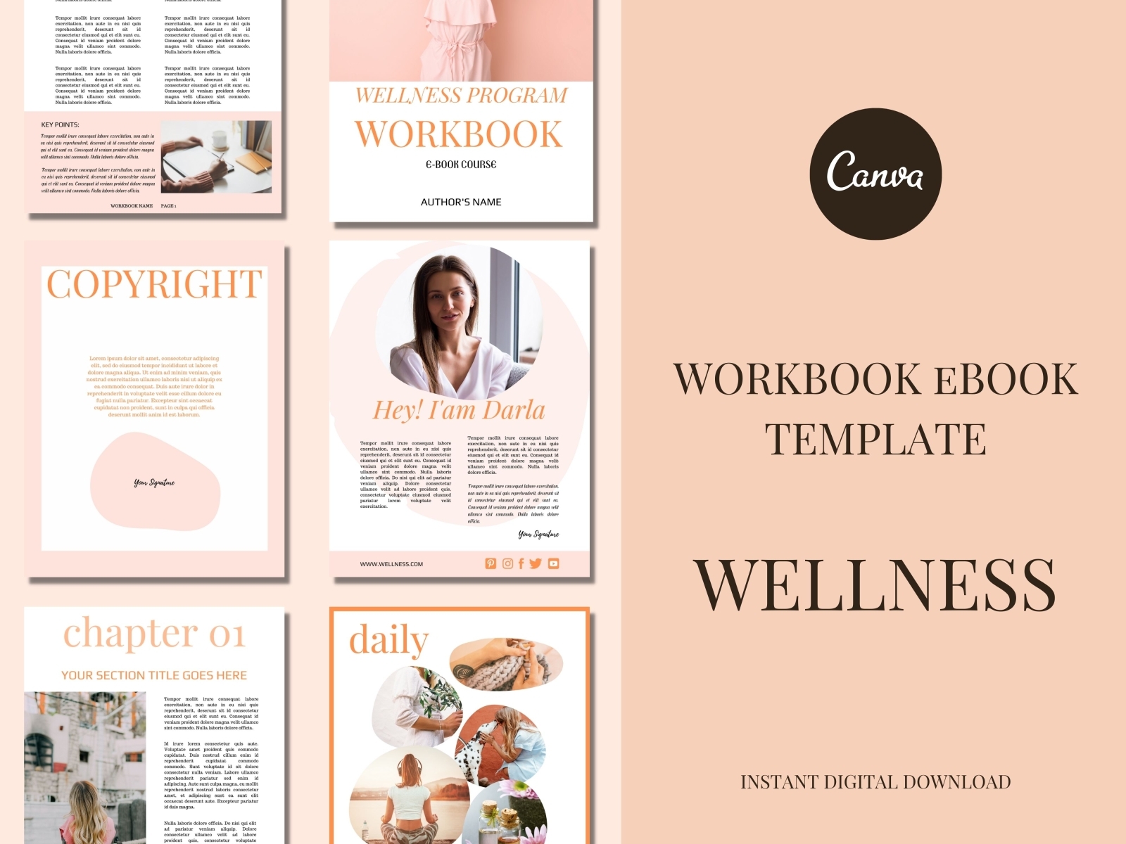 Coach Ebook Workbook Template Canva by Anindita Majumdar on Dribbble