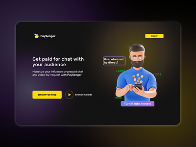 PaySenger Landing page