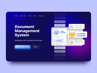 EDI — landing page concept