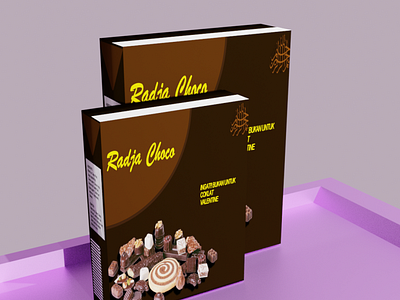 Radja choco 3d animation graphic design