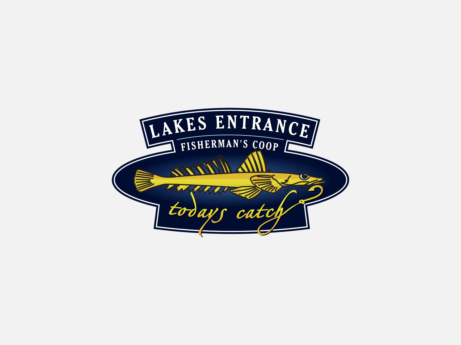 Logo Design for Lakes Entrance Fisherman's CoOp by DIV7 on Dribbble