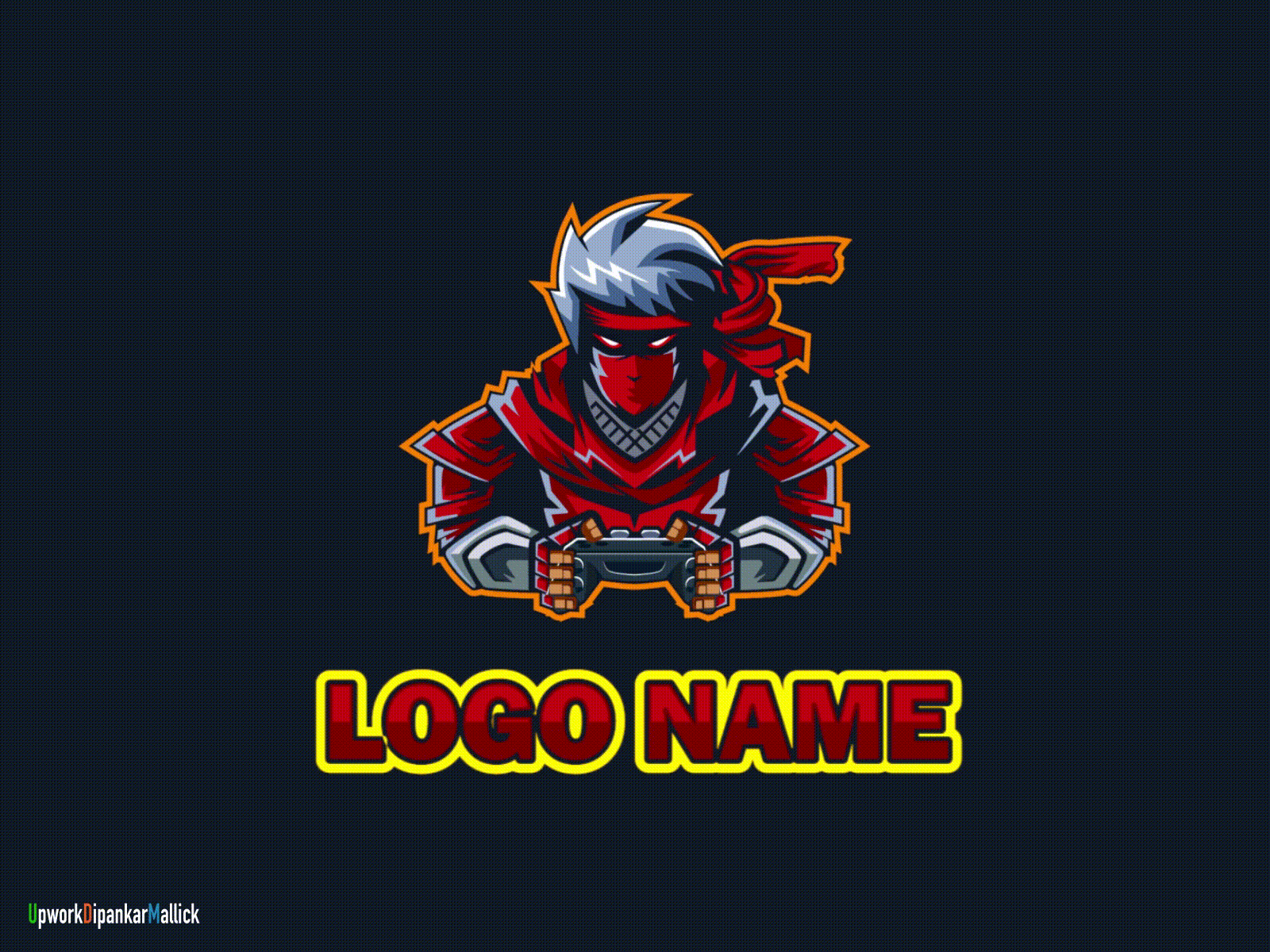 ninja assassin gaming logo free template | PosterMyWall