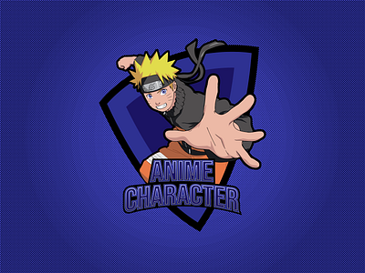 Anime character logo