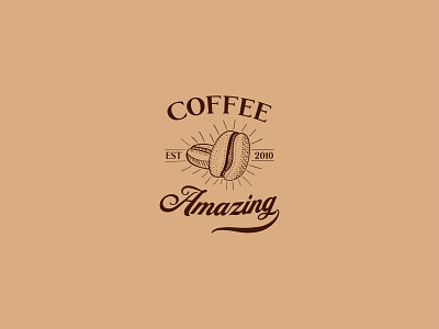 Vintage coffee logo