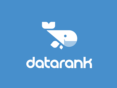 Datarank Logo logo type whale