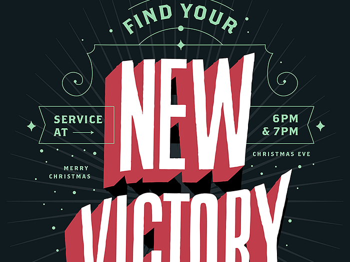 Christmas Eve Service Poster by Visual Jams on Dribbble