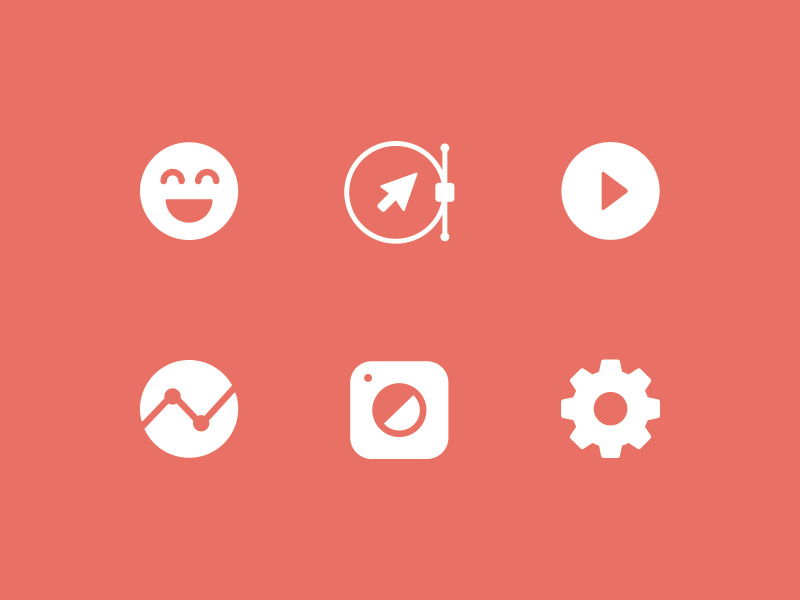Icons By Visual Jams For Nova Creative On Dribbble
