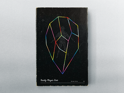 Ready Player Two - Retro Cover 7 7 shards book book cover cover crystal dark crystal egg hunt gradient lines ready player one ready player two sciencefiction seven space stars