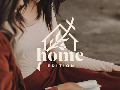 Home Edition bible study brand branding cross floral flower groups hands home house leaves logo logos women