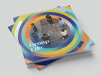 Group Life Brochure branding brochure brochure design gradient group life layout print