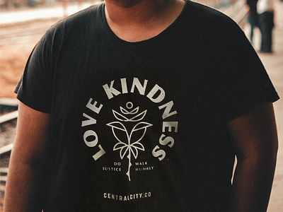 Love Kindness Shirts be kind flower geometric illustration illustrator justice kindness screen print shapes shirt