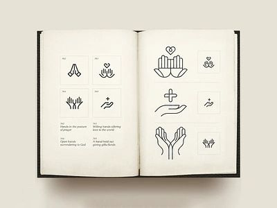 T I N Y H A N D S give hands handset icons iconset lines love pray simplicity small spread surrender tiny icons vintage