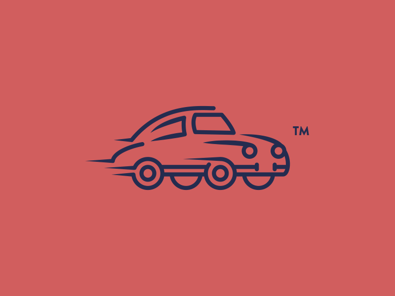 Overdrive Logo branding car color fast logo speed type vintage