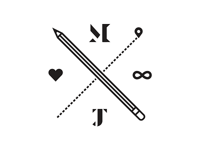 M & J forever love tat tattoo type x