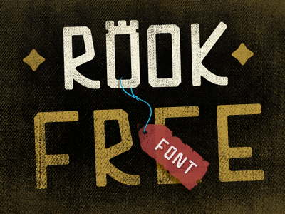 Free Rook Font font free illustration rook