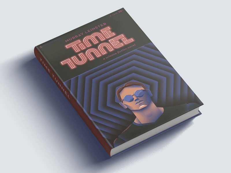 Time Tunnel 10080sart 60s 80s book face glasses time time travel type