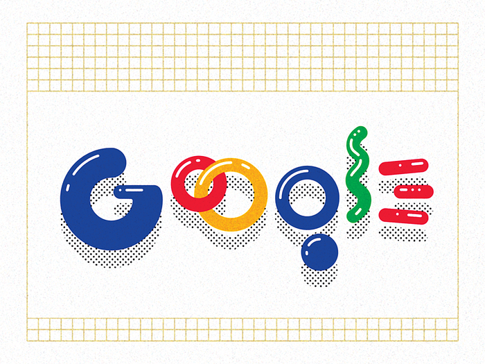 80s Google Logo by Visual Jams on Dribbble