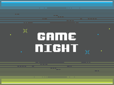 Game Night 10080sart 8 bit art game game night gaming pixel retro space stars