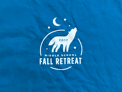 Camp Shirt camp fall icons kids ministry moon shirt stars students wolf youth