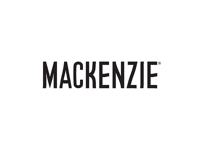 Mackenzie beautiful black and white brand female fun ideas logo mark modern type vintage woman