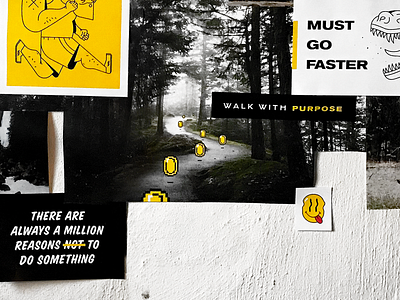 Running Inspiration coins forest inspiration jurassic park mario poster quote run running smiley face treadmill wall