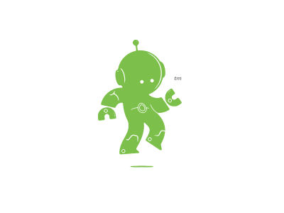 Hover Bot gif green hover illustration logo mark robot