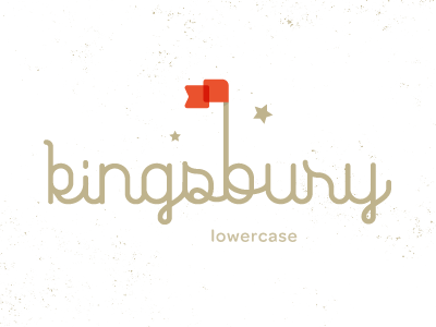 Kingsbury Lowercase clean flag font fun lowercase script