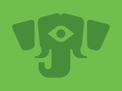 Visual Jams elephant eye logo mark visual