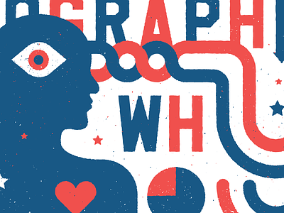 Infographics Why? chart eye face graph guy heart illustration infographic