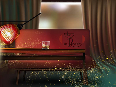 aurevoir bar bar chill curtain drink light magic whisky window