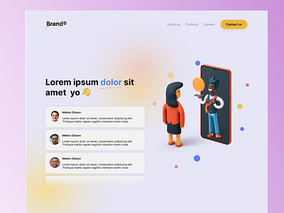 Landing page