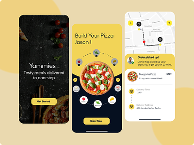 Delivery food app design app design icon ui ux