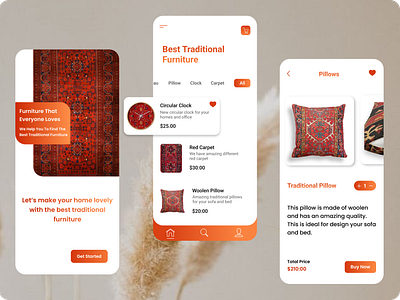 Furniture Store App Concept