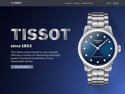 Watch store branding design graphic design ui ux