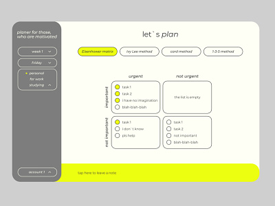 Digital planer bright design figma planer ui ux website