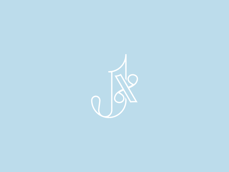 JX Psychologist Logo animation branding design flat identity lettering logo minimal typography vector