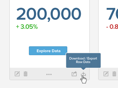 Dashboard Card card dashboard dropdown logout settings tooltip ui user user interface