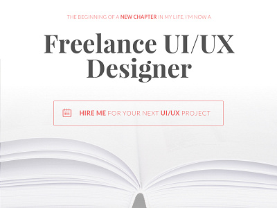 Freelance UI/UX Designer Announcement announcment available freelance freelancer hire me interface notice projects ui user experience ux web design