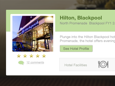Search Result - hotel profile results search result ui user interface