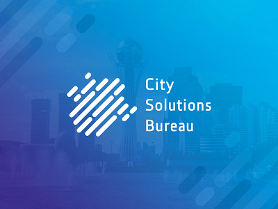 City Solutions Bureau - Logo astana branding bureau city colutions csb design kazakhstan logo