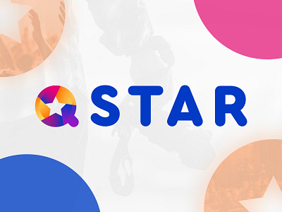 QSTAR - Logo blogging branding design logo q qstar school star