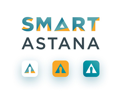 Smart Astana - Logo app astana branding city design kazakhstan logo smart